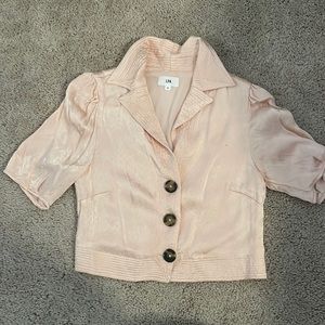 LPA pink silky top